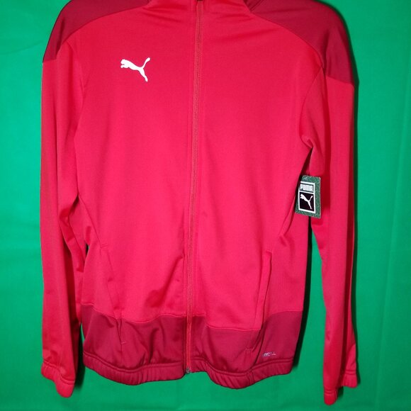 Puma DryCell FullZip Track Jacket Women's Red Casual Athletic Outerwear 2019 NWT - Picture 2 of 11